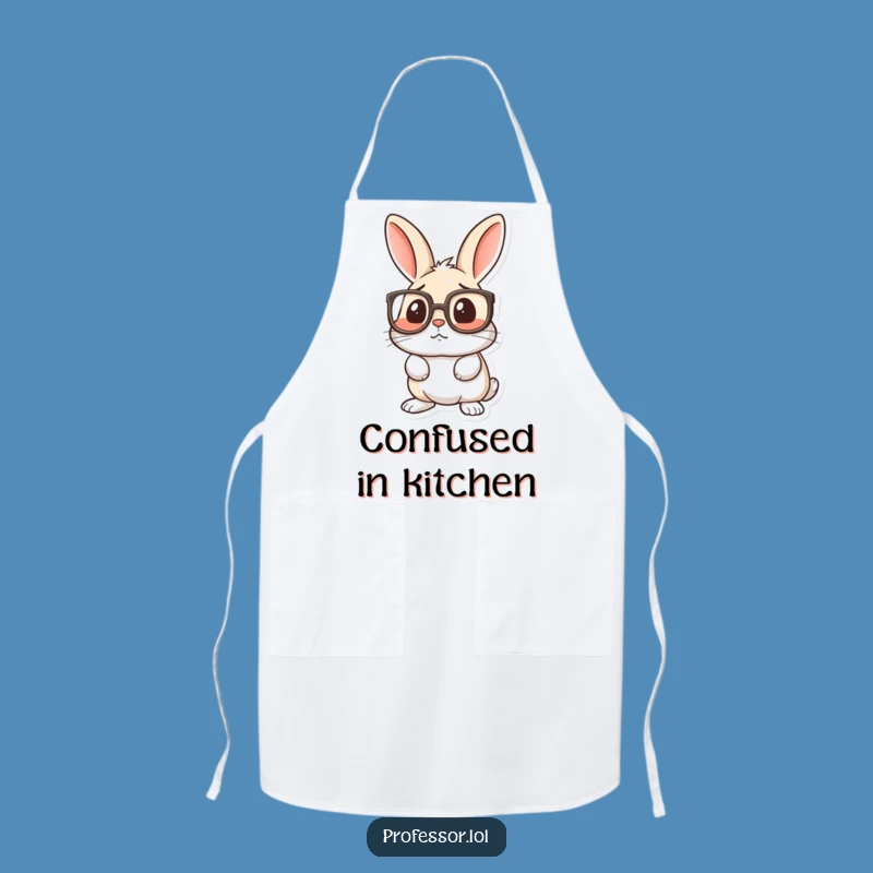 Funny Rabbit Chef Apron: Cook with Comical Confusion