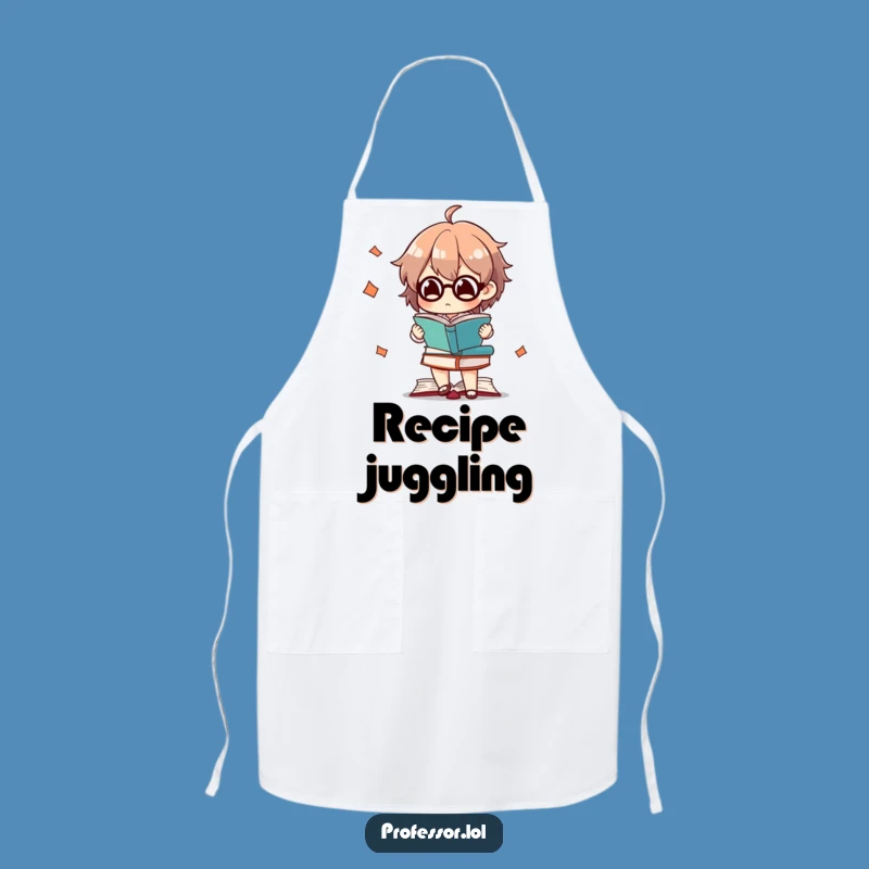 Funny Book Juggler Apron: Cook with Concentration with This Hilarious Kitchen Accessory!