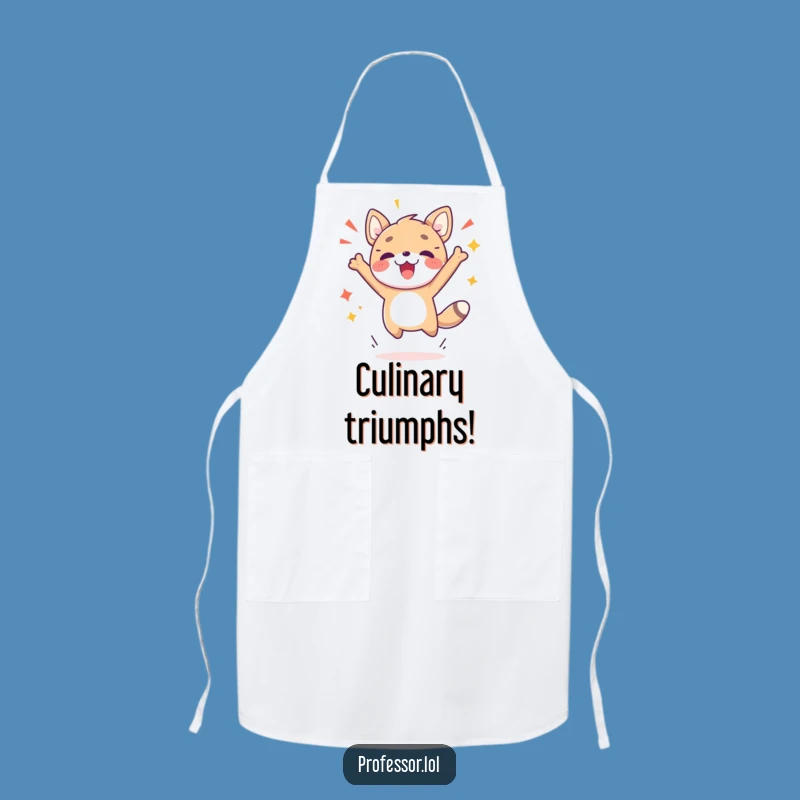 Funny Breakthrough Animal Apron - Cute Jumping Chef Gift