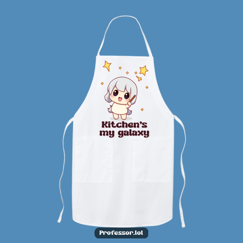 Funny Constellation Pointer Apron: Cook Under Funny Stars