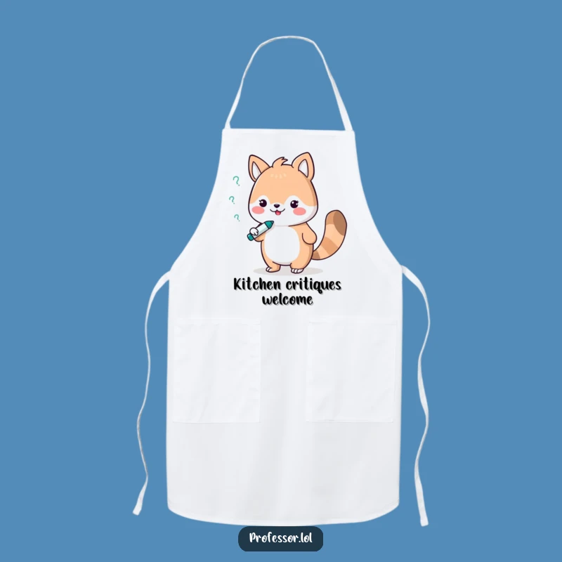 Funny Debate Animal Apron - Cute Marker Chef Gift