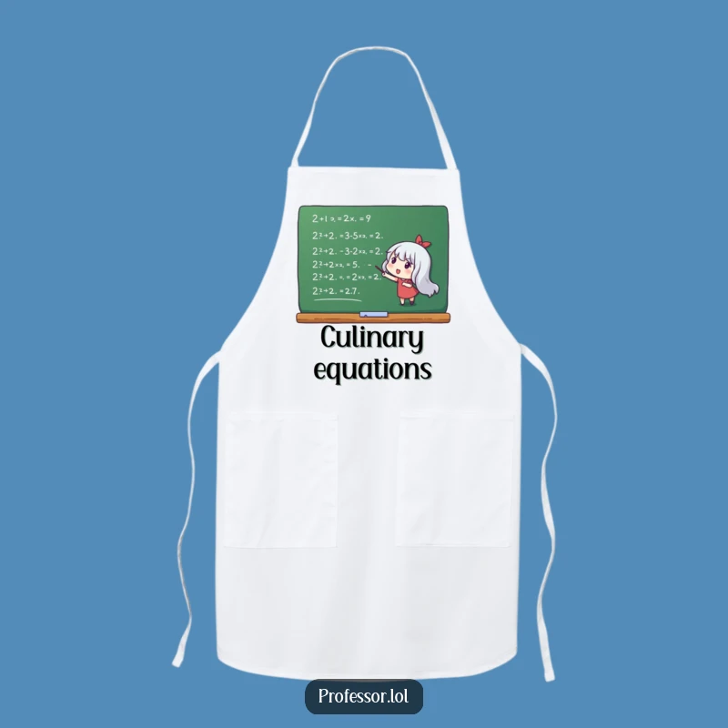 Funny Math Genius Apron: Cook Up Smartness with This Hilarious Kitchen Gear!