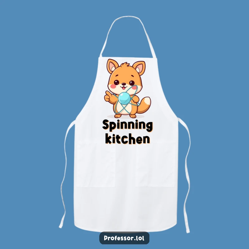 Funny Physics Animal Apron: Cook Up Some Cosmic Ideas!