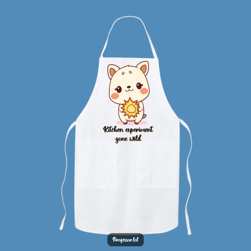 Funny Animal Explosion Apron - Chef's Surprise Reaction, Kitchen Protector