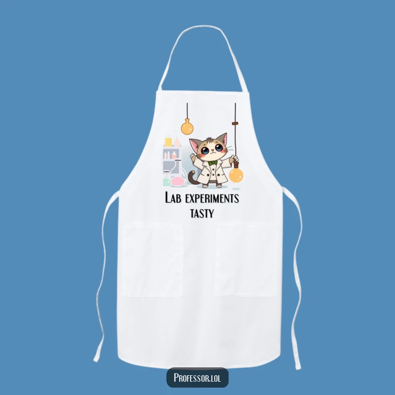 Funny Cat Professor Apron: Experiment in the Kitchen with this Hilarious Gift
