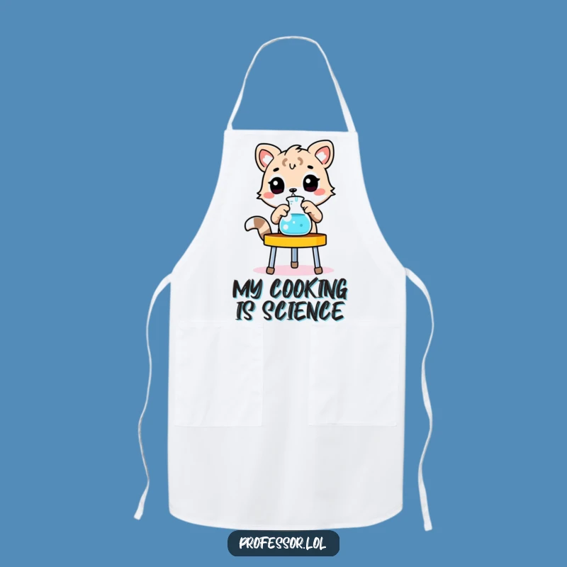 Funny Animal Lab Apron - Chef's Beaker Adjuster, Kitchen Protector
