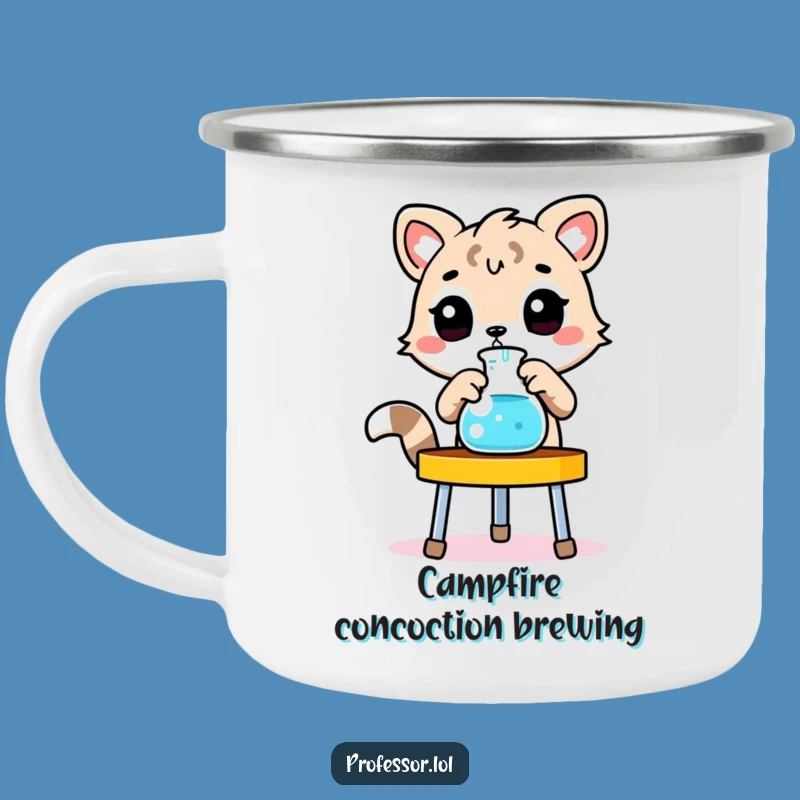 Funny Animal Lab Camping Mug - Beaker Adjuster, Field Science Mug