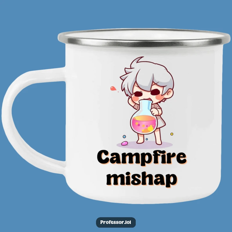 Funny Lab Accident Camping Mug: Your Hilarious Partner for Outdoor Experiments!