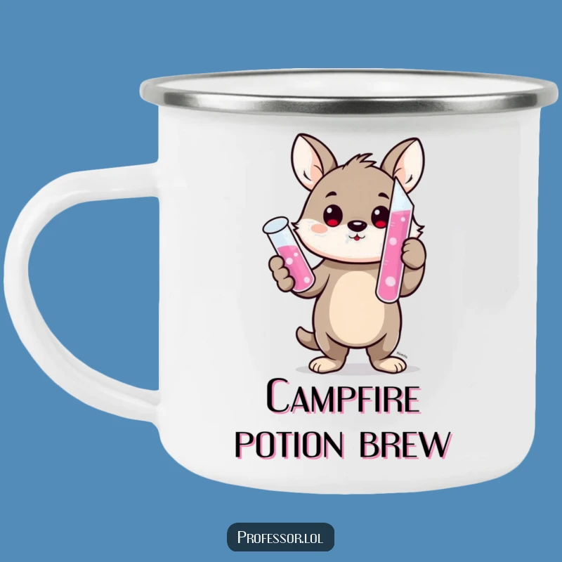Funny Scientist Animal Camping Mug: Brew Your Next Big Idea!