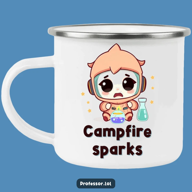Funny Science Experiment Camping Mug: Outdoor Reaction Drinkware Gift