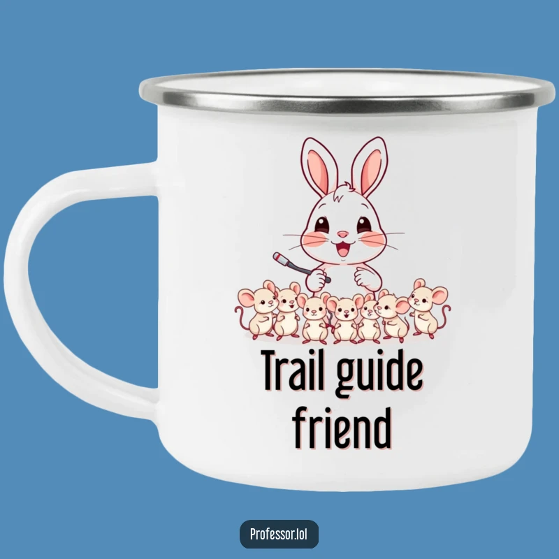 Funny Campfire Rabbit Mug: Share Stories Around the Fire