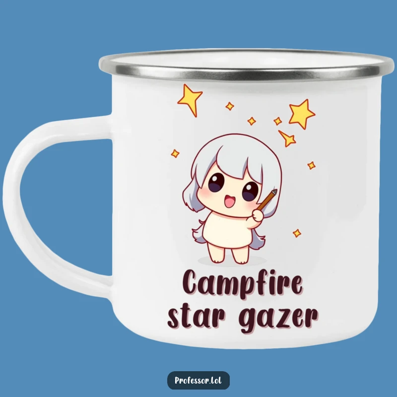 Funny Constellation Pointer Camping Mug: Explore the Night Sky with Laughter