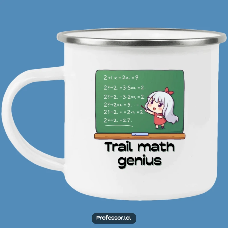 Funny Math Genius Camping Mug: Fuel Your Adventures with This Hilarious Mug!