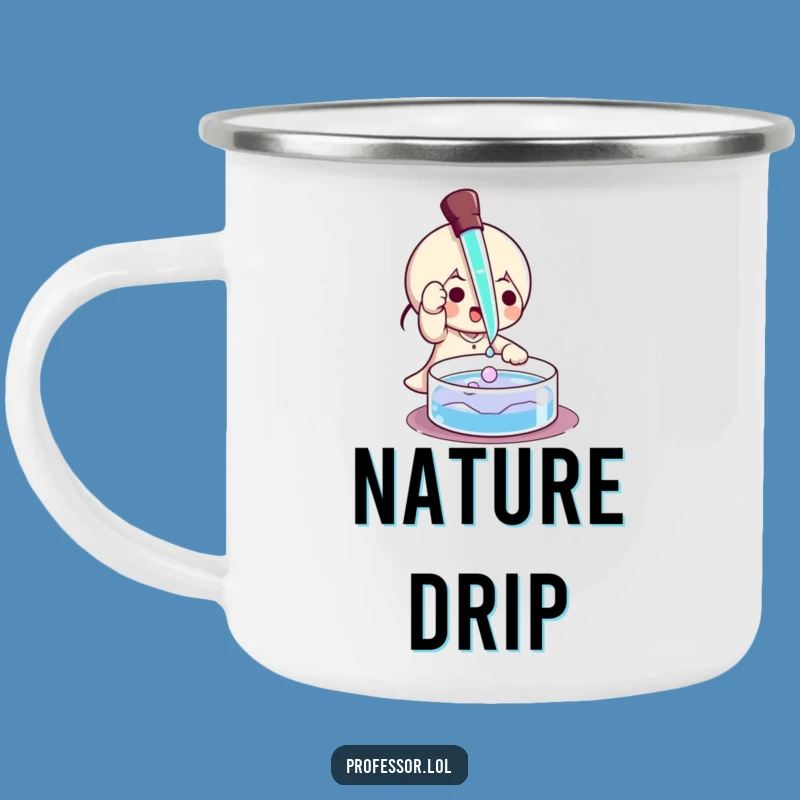 Funny Pipette Science Camping Mug: Your Playful Companion for Outdoor Experiments!