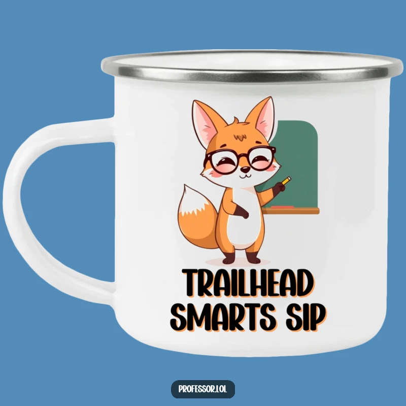 Funny Fox Campfire Mug, Learn by the Fire, Hilarious Teacher Gift