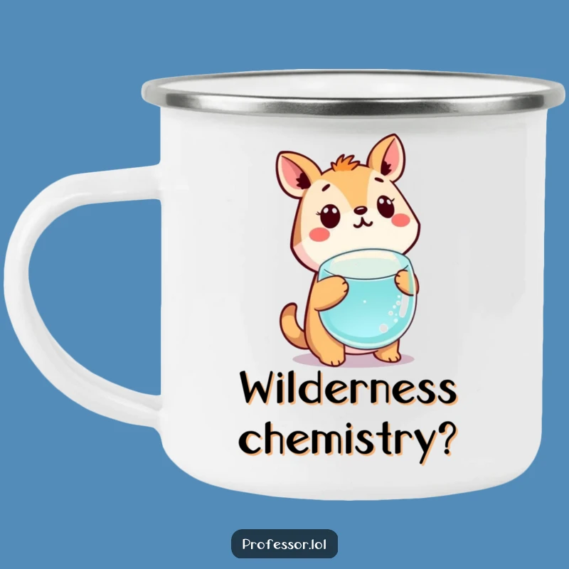 Funny Science Camp Mug: Cute Animal Surprised By Beaker, Outdoor Lab Gift!
