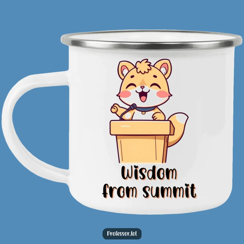 Funny Animal Campfire Mug: Cute Character's Hilarious Lecture Under The Stars, Gift!