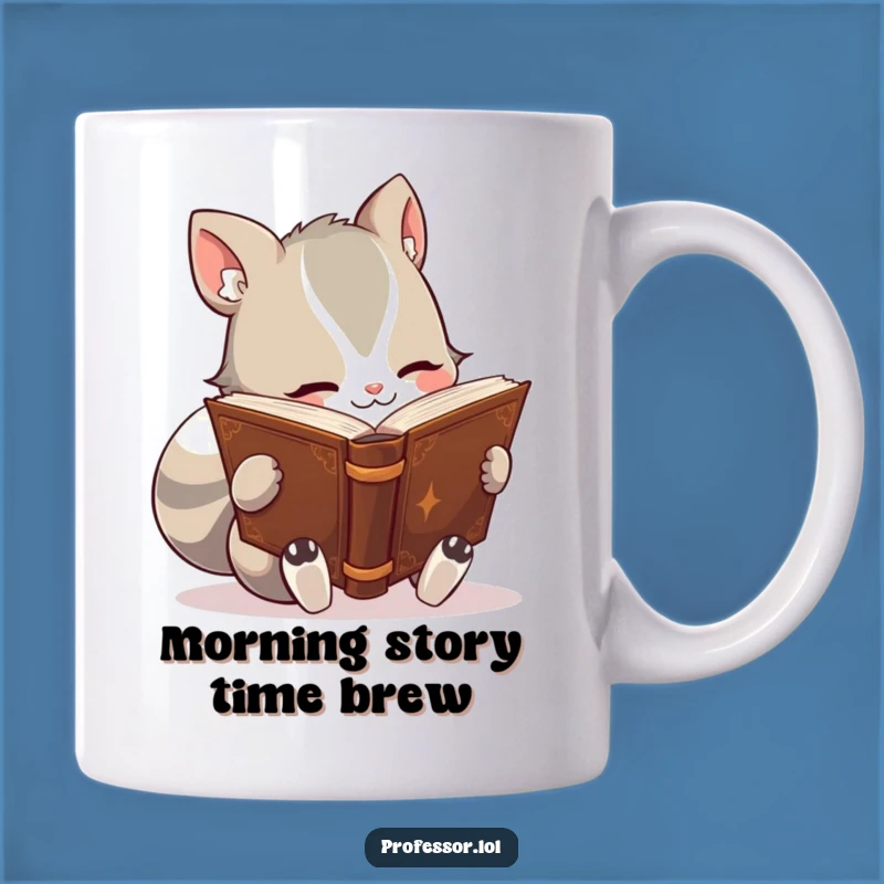 Funny Bookworm Animal Mug: Perfect Gift for Avid Readers!