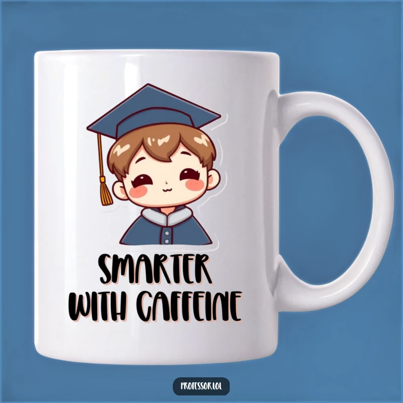 Funny Graduation Cap Mug: Jaunty Angle Celebratory Gift