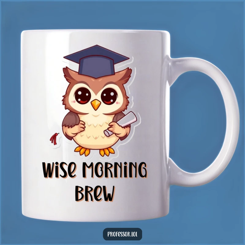 Funny Graduation Owl Mug, Smarty Pants Gift, Hilarious College Graduate Mug