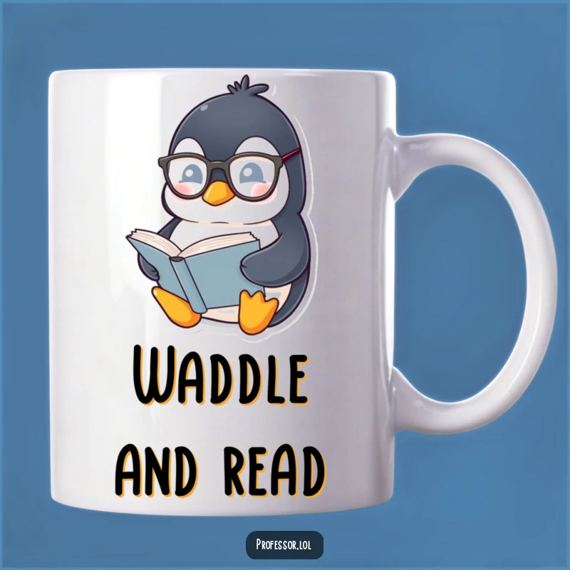 Funny Penguin Bookworm Mug: A Hilarious Gift for the Avid Reader!