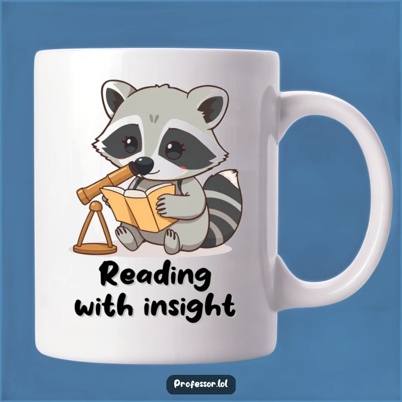 Funny Raccoon Explorer Mug: Perfect Gift for Curious Minds!