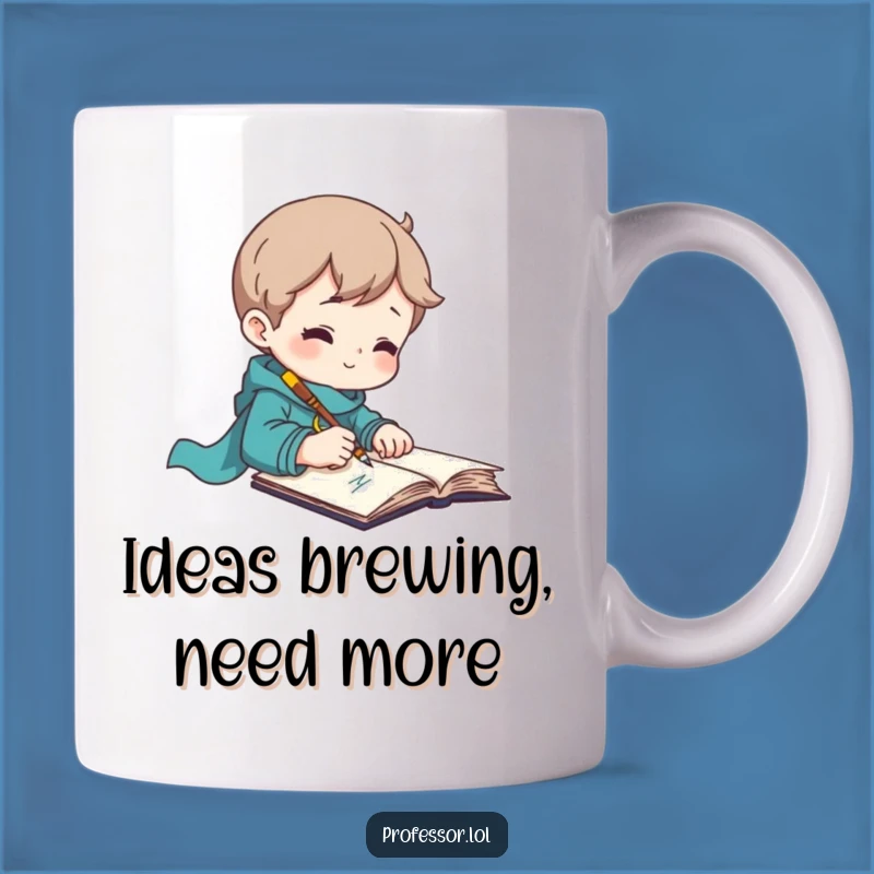 Funny Writer's Block Mug: Inspired Quill Writing, Perfect Gift for Authors