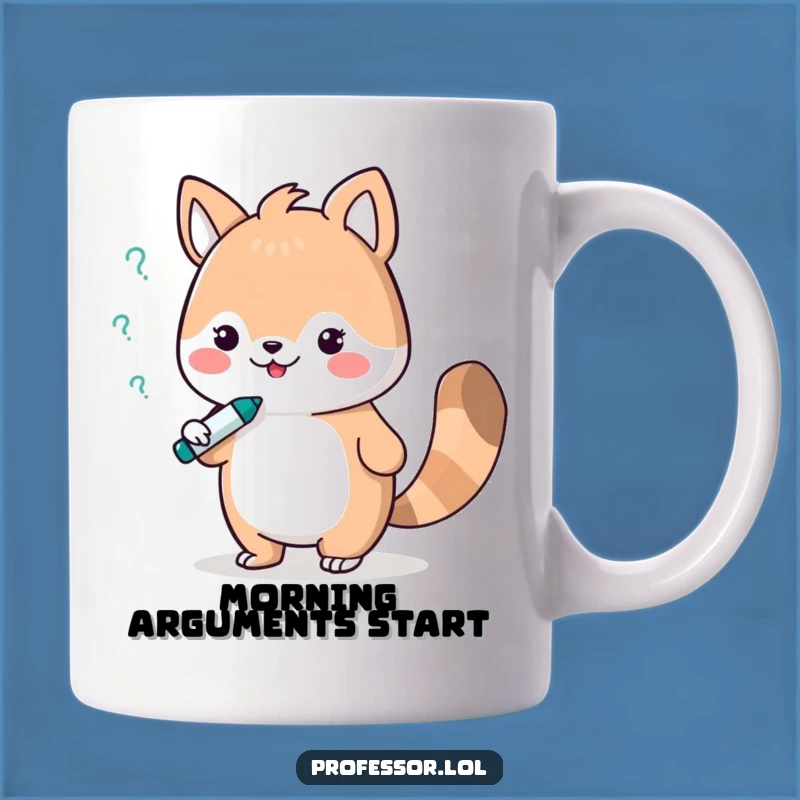 Funny Debate Animal Mug - Cute Marker Debater Gift for Thinkers