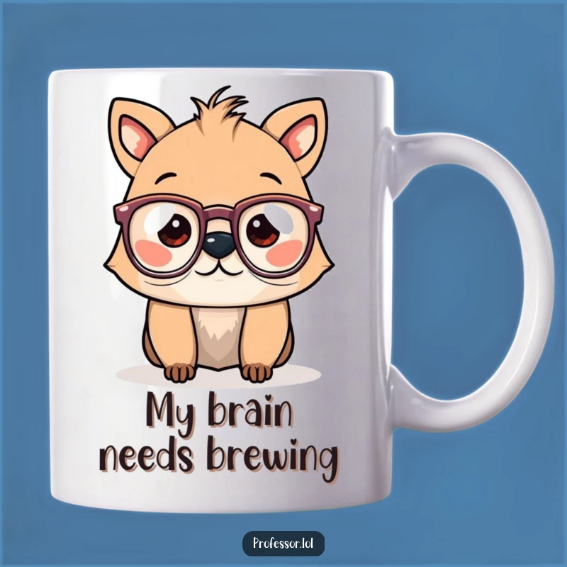 Funny Spectacled Animal Mug: A Hilarious Gift for Nerdy Friends!
