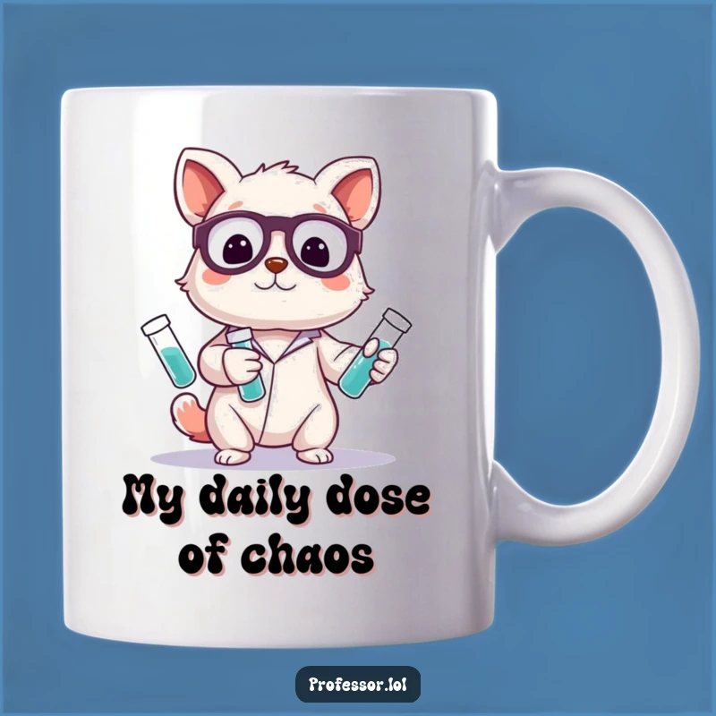 Funny Science Animal Mug - Cute Lab Juggler Gift for Chemists