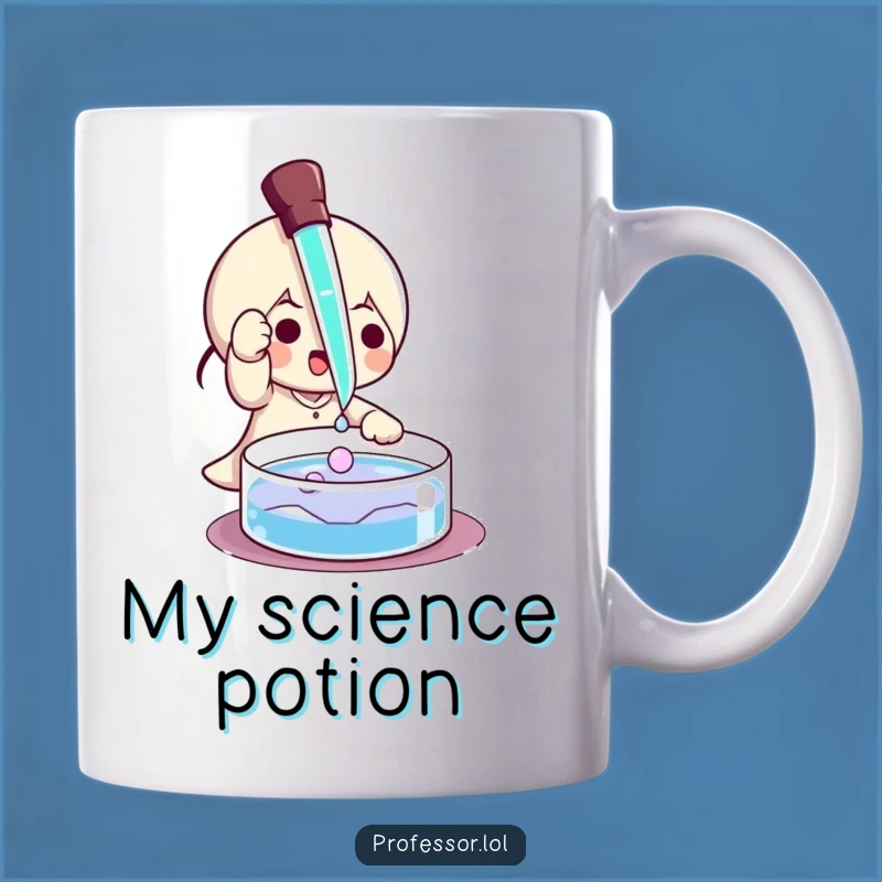 Funny Science Pipette Mug: Playful Experiments, a Hilarious Gift for Nerds!