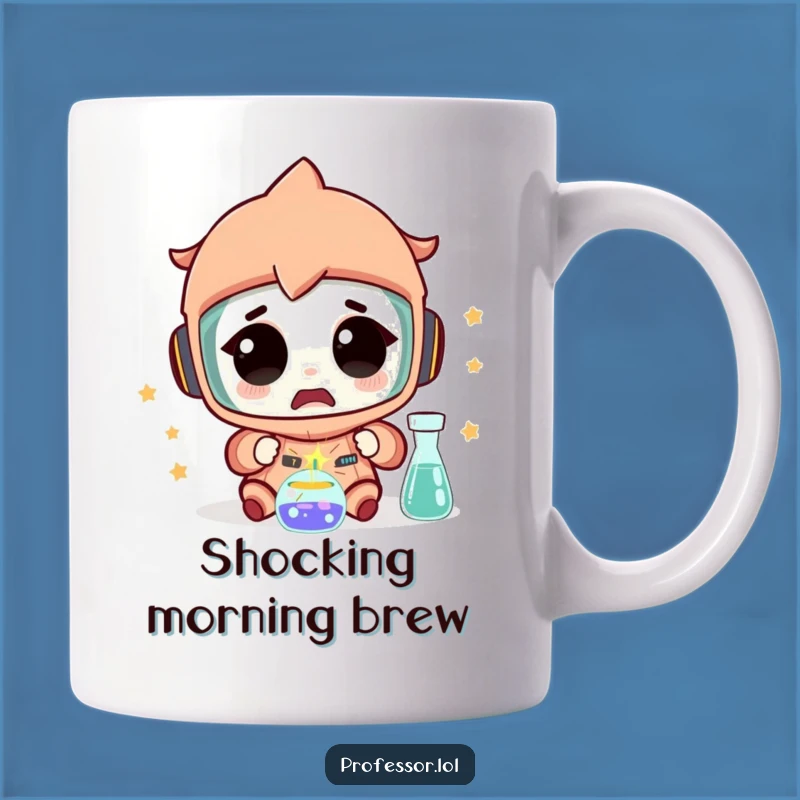 Funny Science Experiment Mug: Amazed Reaction Spark Gift