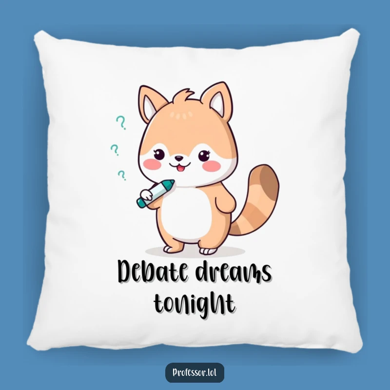 Cute Funny Animal Pillow - Cozy Debater Marker Cushion Gift