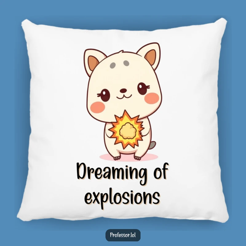 Funny Animal Explosion Pillow - Surprise Cushion, Cozy Accent