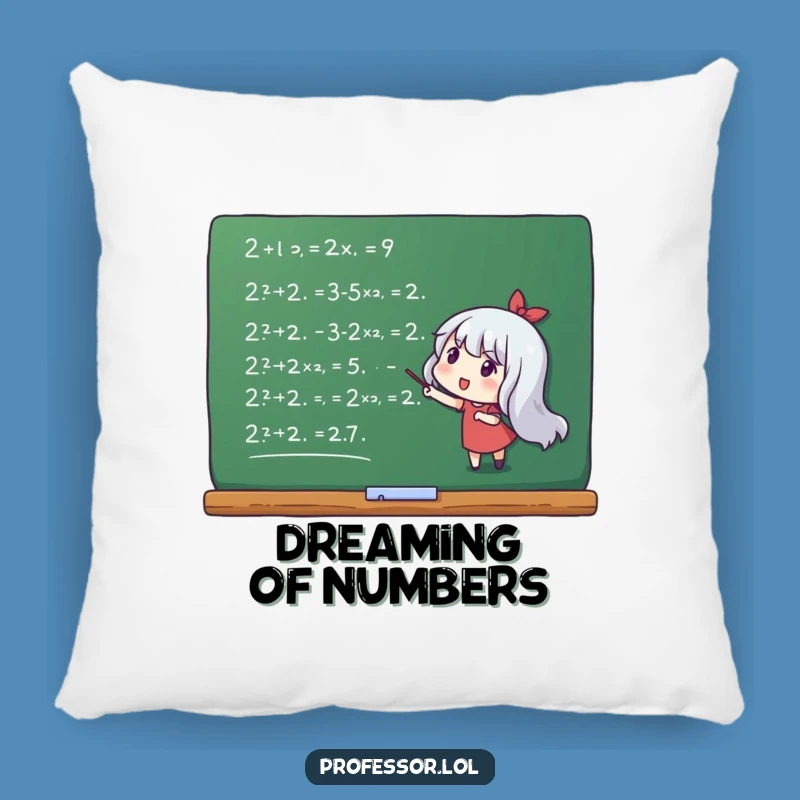 Funny Math Equations Pillow: Add Some Smart Comfort with This Hilarious Pillow!