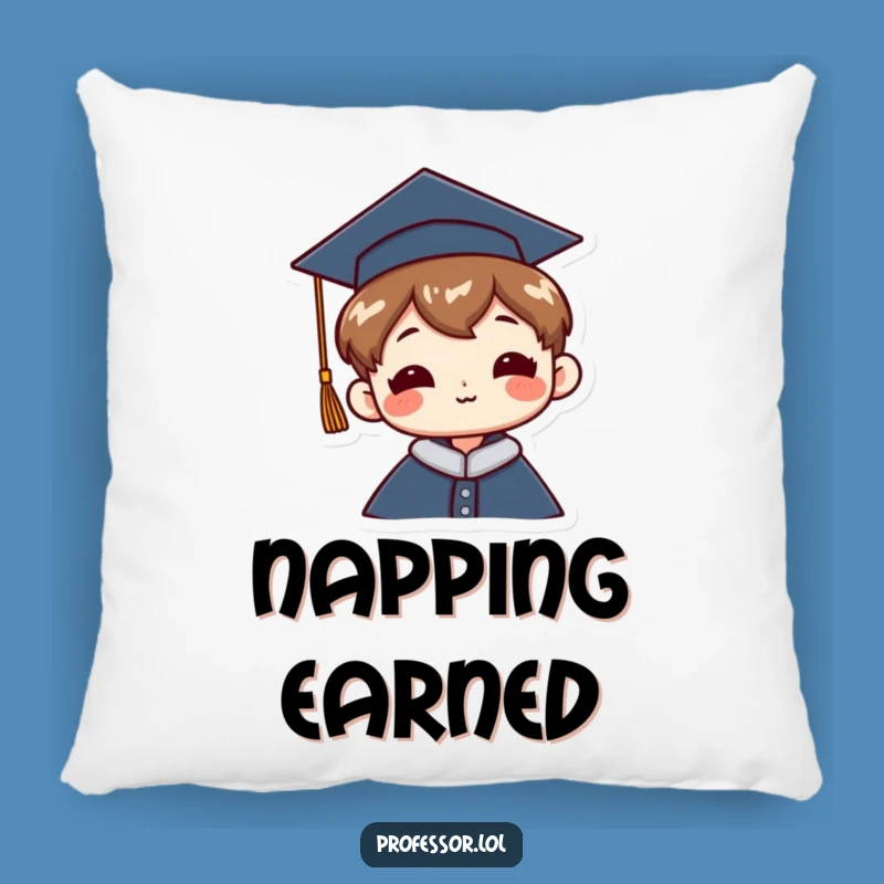 Funny Graduation Cap Pillow: Cozy Jaunty Comfort Gift