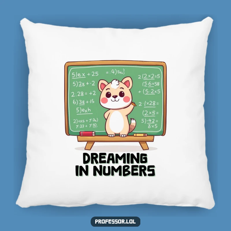 Funny Smartypants Animal Pillow - Comfy & Clever Decor, Funny Gift