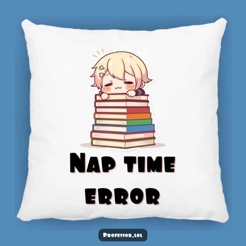 Funny Tripping Books Pillow: Cozy Comical Surprise Gift