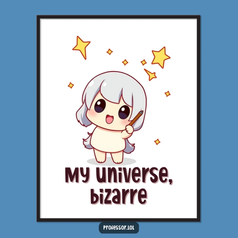 Funny Constellation Pointer Digital Art: Instant Cosmic Wall Decor