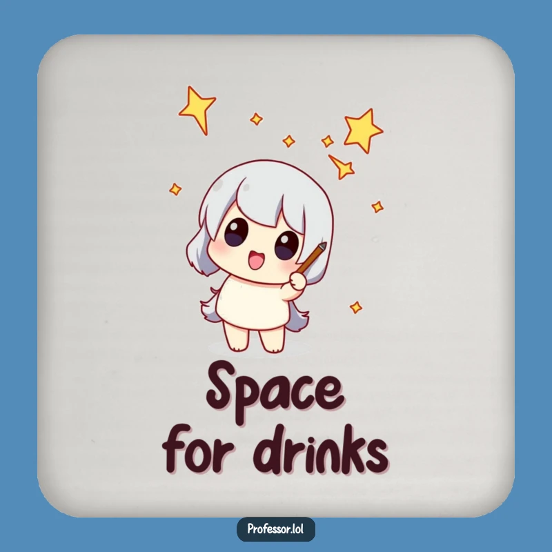 Funny Constellation Pointer Coaster: Protect Surfaces with Cosmic Humor