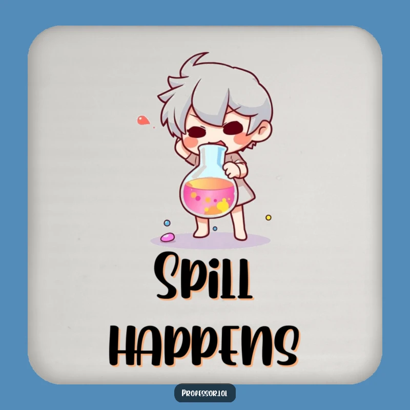 Funny Lab Accident Coaster: Protect Surfaces with This Hilarious Science Accessory!