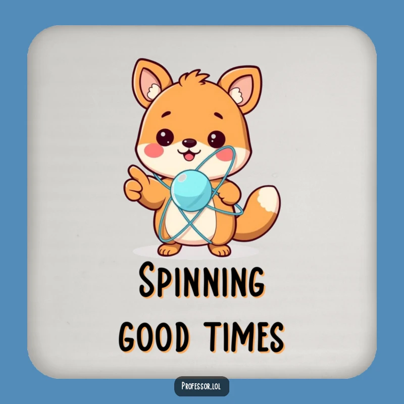 Funny Physics Animal Coaster: Protect Your Table from Cosmic Rays!