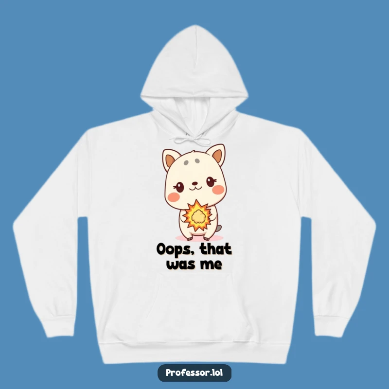 Funny Animal Explosion Hoodie - Cozy Surprise, Warm Science Fan Gift
