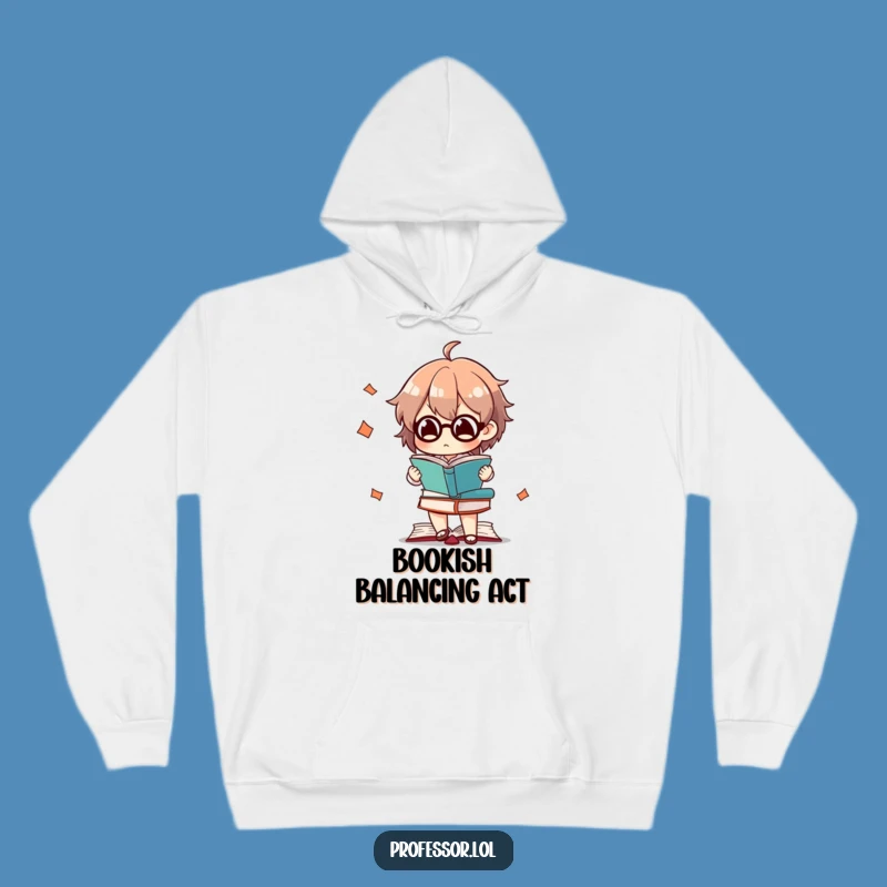 Funny Book Juggler Hoodie: Stay Cozy and Focused with This Hilarious Reader's Sweatshirt!