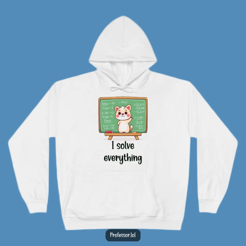 Funny Genius Animal Hoodie - Cozy & Smart Sweatshirt, Funny Gift