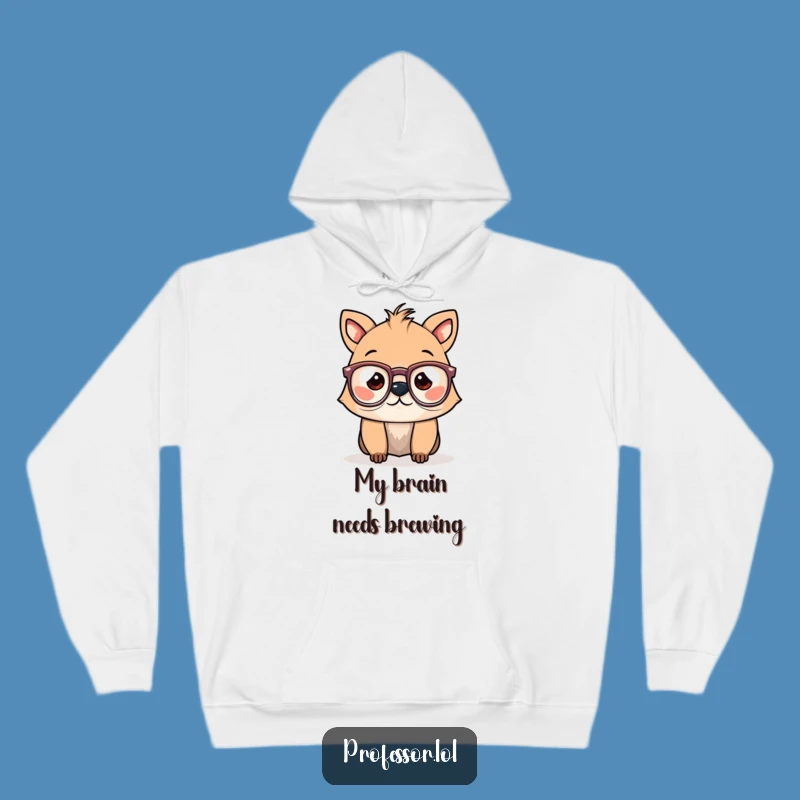Funny Spectacled Animal Hoodie: Cozy Up with Comedy!