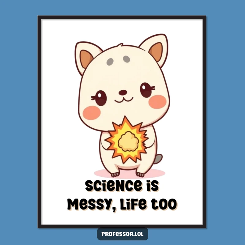 Funny Free Printable Wall Art: Surprised Animal - Quirky Downloadable Decor