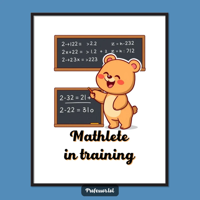 Free Printable Smart Bear Art: Funny Downloadable Wall Decor DIY Gift!