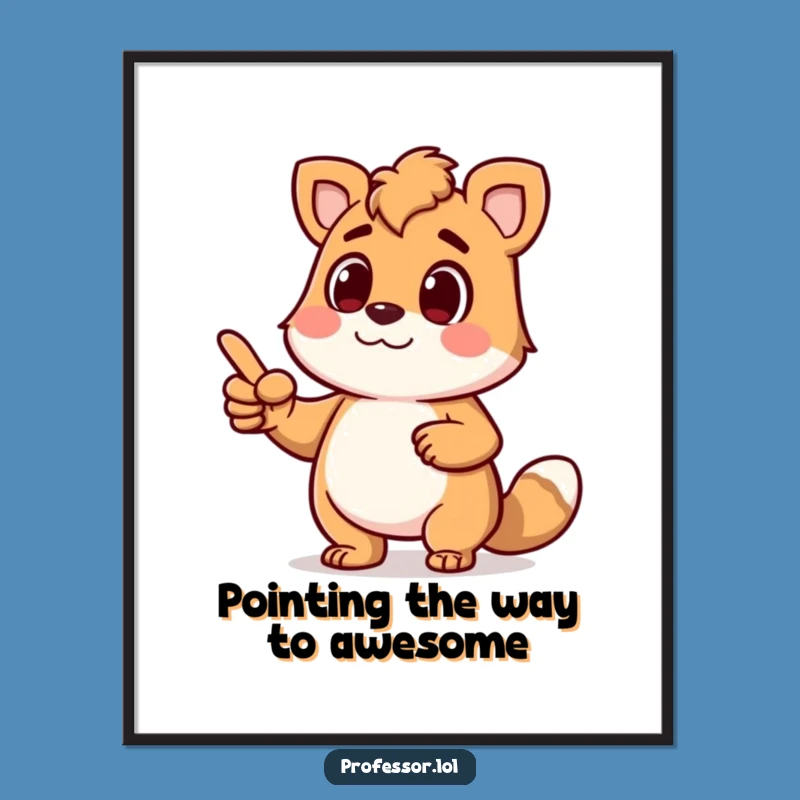 Funny Free Printable Wall Art: Animal's Animated Lecture, Downloadable Decor