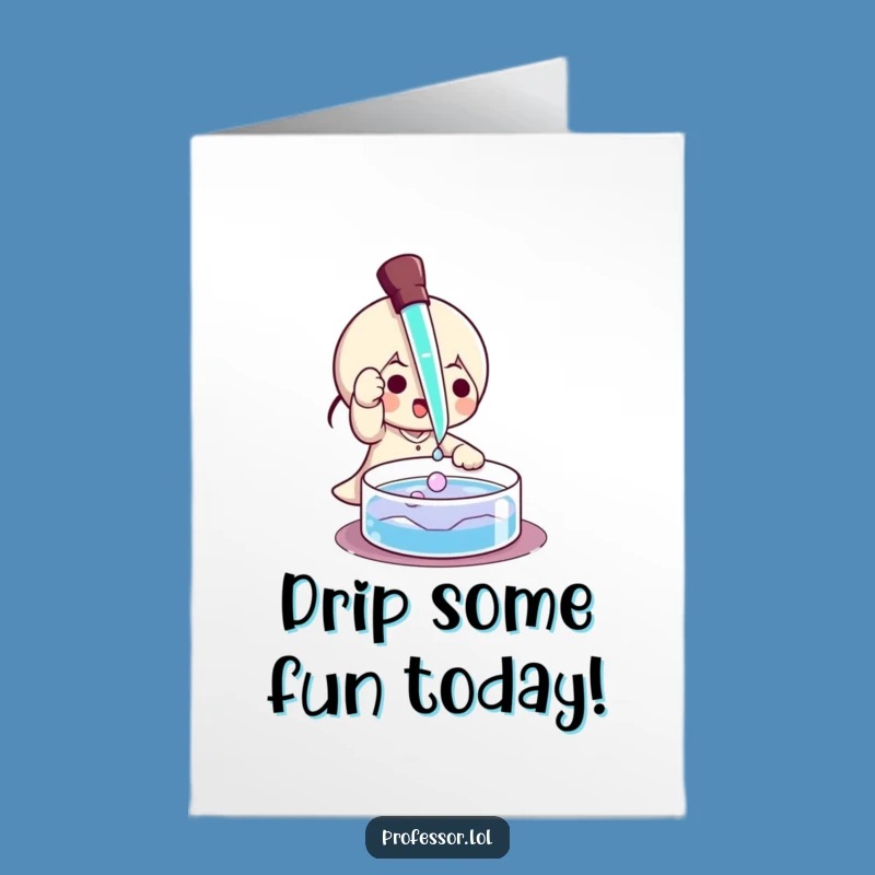 Free Printable Birthday Card: Pipette Fun for a Perfectly Crafted Celebration